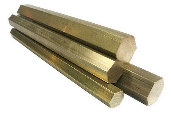 Латунный шестигранник 22x100мм ЛС59-1